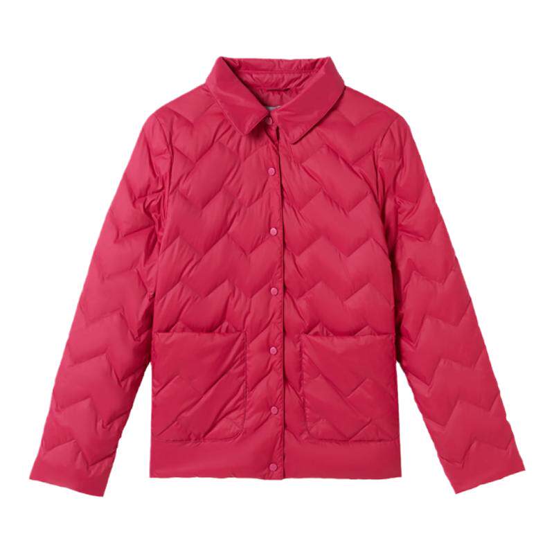 朗姿霍尔多巴吉白鹅绒高级感时尚轻盈2024年轻薄冬季新款羽绒服