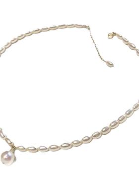 天然淡水珍珠项链女款