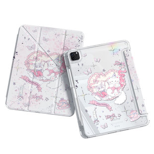 2025新款iPad11保护壳air7带笔槽pro保护套6平板mini7轻薄透明10代9防弯摔air5旋转支架4全包y折22支架13英寸