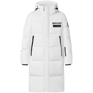 【高端鹅绒】坦博尔奥莱冬正品女款过膝羽绒服男女同款保暖外套