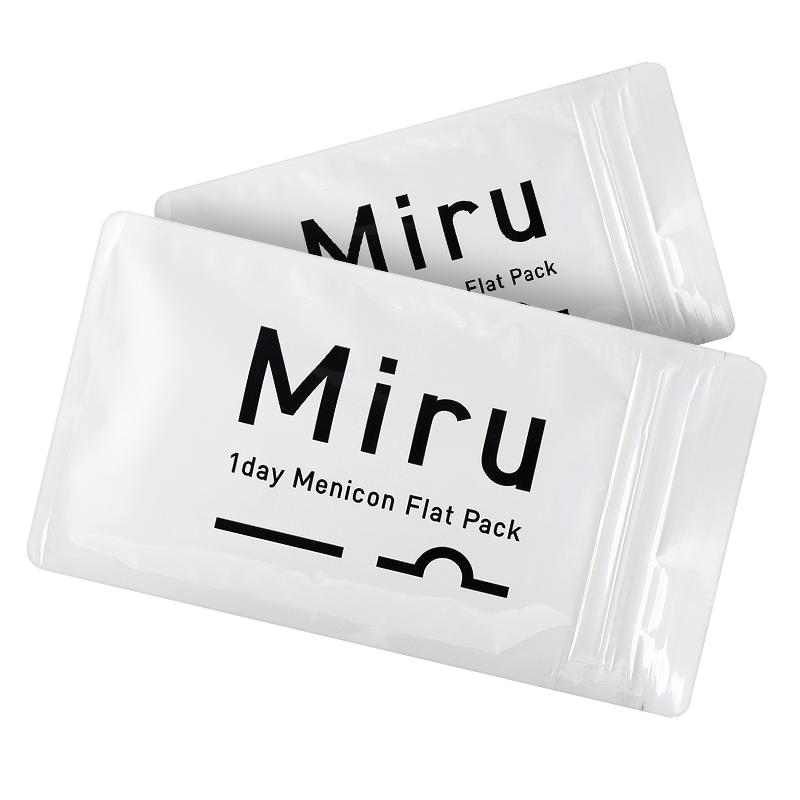 目立康Miru米如小纸片隐形近视眼镜日抛盒6片30片menicon舒适水润