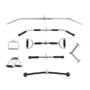 划船高位下拉V型把手对握拉背杆训练大小飞鸟健身器材龙门架配件