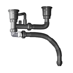 箭牌ARROW 厨房水槽下水器单槽双槽洗菜盆提笼排水管防臭下水套装