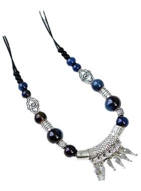 春夏秋冬通款典雅新款民族风陶瓷工艺个性本固项链国风新中式吊坠