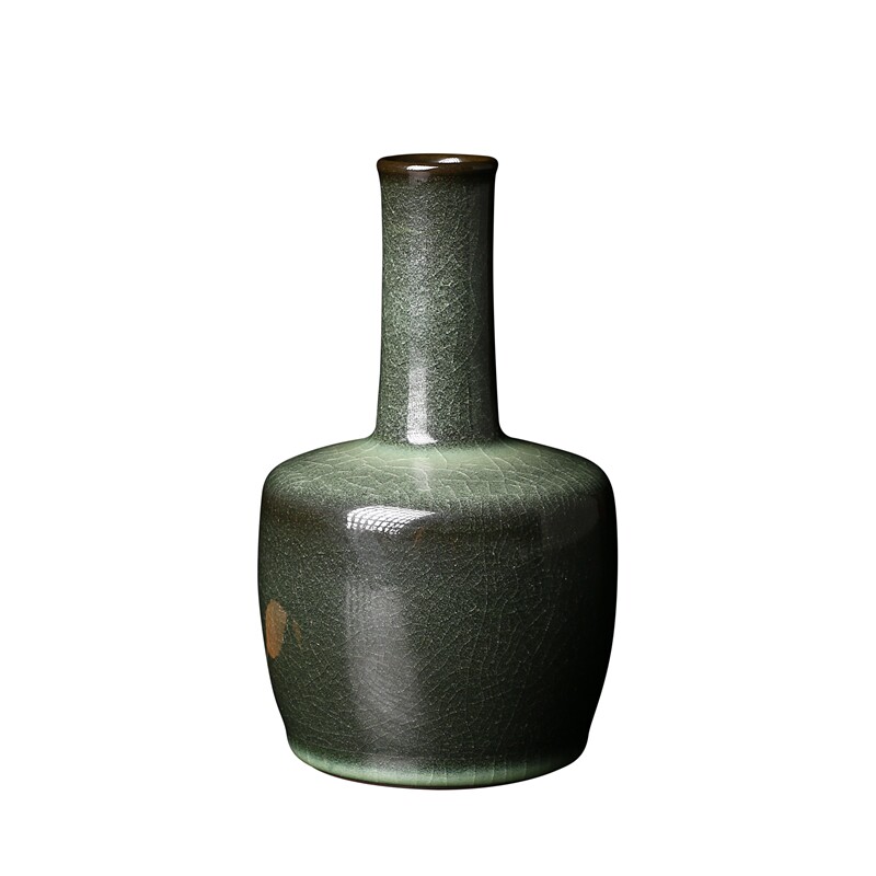 龙泉青瓷名师严加云纸全手工花器