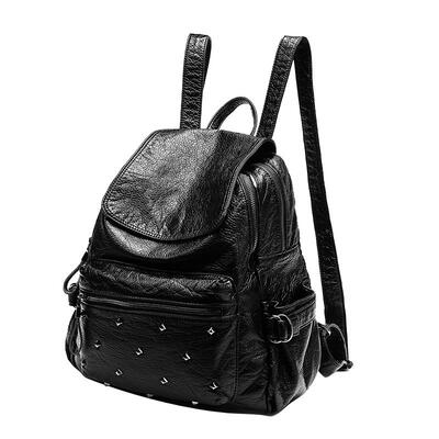 香港MTFSKAER真皮双肩包女包