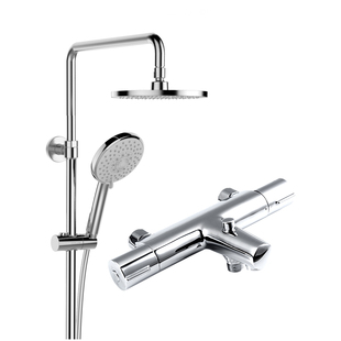 科勒恒温花洒套装挂墙式明装淋浴器花洒龙头套装三出水30021T