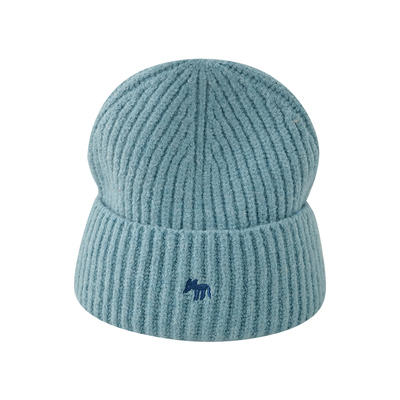 Himade精致刺绣小狐狸针织帽子