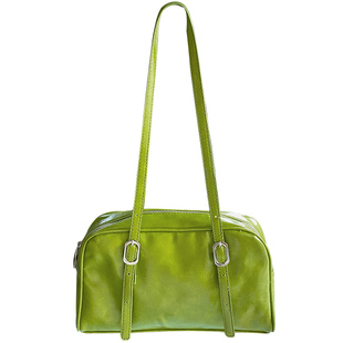 春天绿色单肩包小众休闲腋下包韩版ins包包2025新款百搭通勤女包