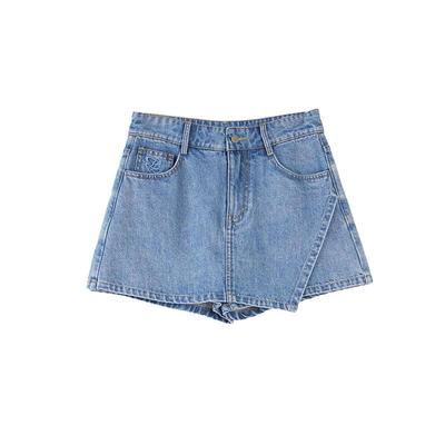 ELLE法式高级感牛仔裙裤女