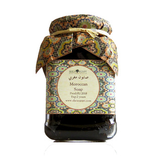 埃及原装Shea Egypt摩洛哥天然黑皂泥qu黑头粉刺痘痘收缩毛孔面部