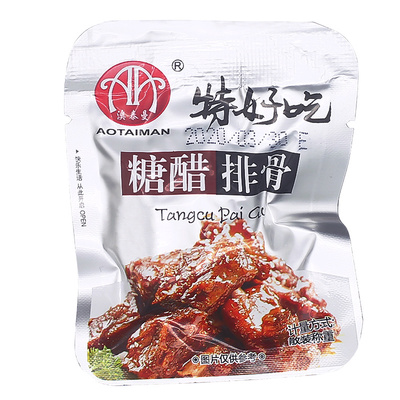 休闲零食澳泰曼糖醋排骨酱排骨