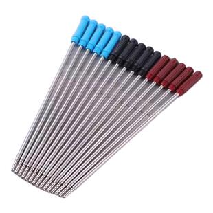 高仕笔芯0.7mm油性旋转笔红蓝黑色通用金属替换圆珠笔芯11.6cm