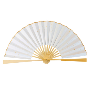 宣纸扇子空白折扇定制来图绘画扇纸扇男中国风古风广告书法扇面白