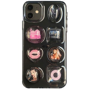 原创手作来图定制立体滴胶小众手机壳硬背软边个性自制周边礼物壳