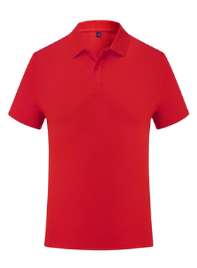 丝光棉短袖t恤工作服POLO衫logo