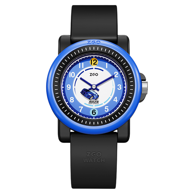正港ZGO极 品飞车手表男款小学生幼儿园儿童男孩石英表只看时间