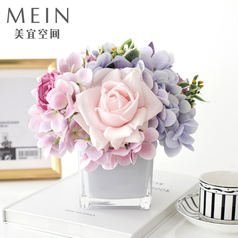 。MEIN迷迭手感保湿玫瑰绣球花套装仿真花假花绢花餐桌花艺摆件|ruв категории Домашний быт, ваза/цветок/искусственные цветы/моделирование украшения, искусственные цветы/искусственные цветы - от Buy2taobao.com для оказания профессиональной услуги покупки агента Taobao