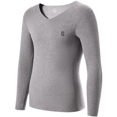 梦特娇蚕丝德绒发热保暖内衣男