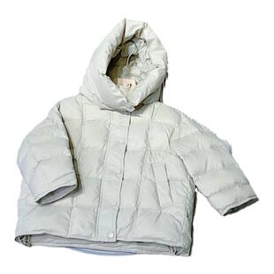 儿童羽绒服2024新款格子面包服宽松中长款女童男童冬装加厚款保暖