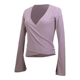 华丽独秀现代舞舞蹈练功服舞蹈上衣长袖舞蹈服古典舞形体服装新款