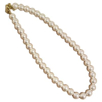 法式慵懒珍珠项链女款秋冬百搭装饰锁骨链高级感小众设计毛衣颈链