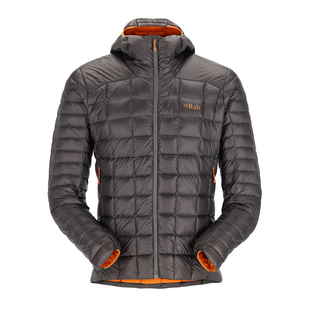 RAB睿坡男士户外连帽保暖轻量防寒外套900蓬鹅绒羽绒服 QDB-47