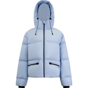 本来BENLAI女士防泼水短款连帽羽绒服面包服25秋季新款BNM150010