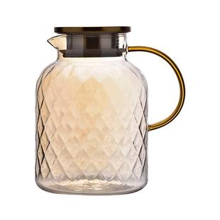 耐热防爆玻璃凉水壶果茶壶耐高温冷水壶大容量家用客厅喝水杯套装