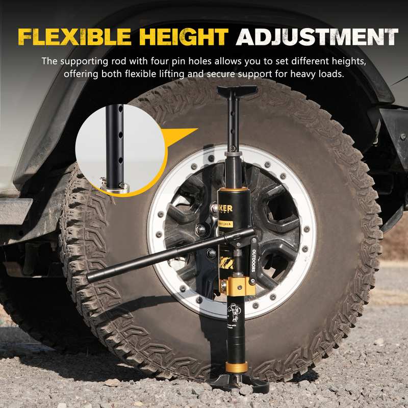 BUNKER INDUST户外越野脱困车用便携式液压千斤顶农夫顶 8吨承重