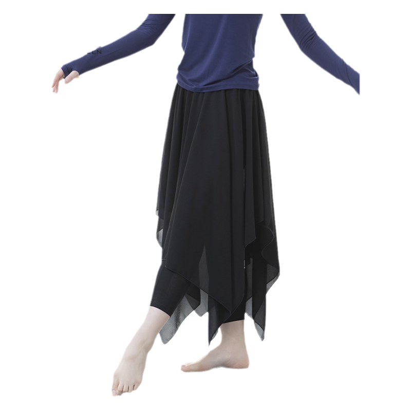舞蹈裤拉丁演出服成人练功服裙裤
