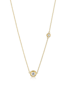 Victoria Crowne英伦王朝 2025新高级感轻奢锁骨链不对称泡泡项链