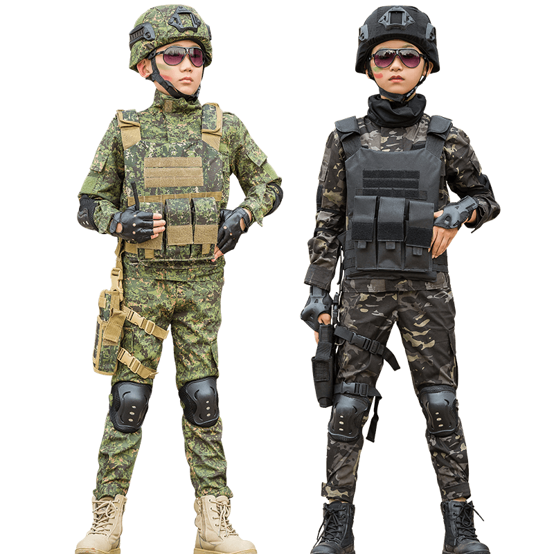 儿童迷彩服长袖男童特种兵套装