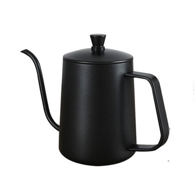 加厚带盖温度长嘴600ml咖啡壶