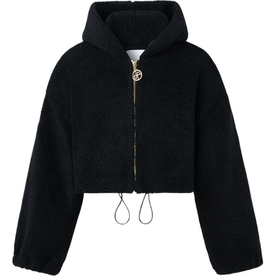 【折扣】PATOU女秋冬人造羊毛皮连帽外套