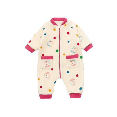 女童连体睡衣秋冬2025新款珊瑚绒