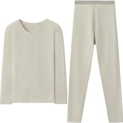 棉花糖保暖套装红豆含桑蚕丝秋衣