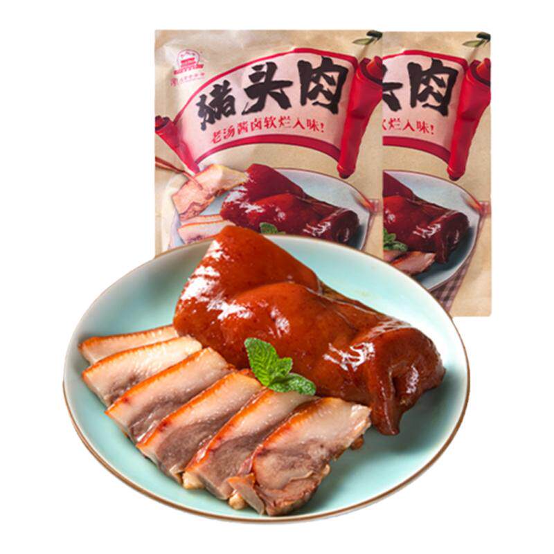 大红门 香卤猪头肉即食熟食扒猪脸特产下酒菜卤肉小吃 450g/袋