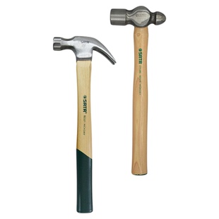 世达锤子圆头锤92314木柄手锤高硬度碳钢2镑奶头锤羊角锤铁榔头