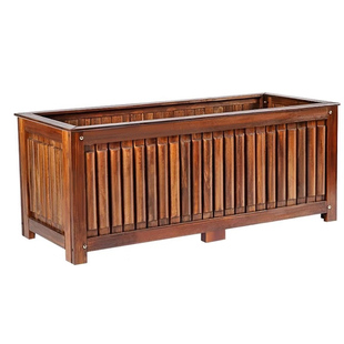 防腐木花箱户外庭院种植箱种树加厚木花盆长方形室外花池阳台种菜