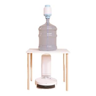 扫地机器人上方置物架沙发边鱼缸底座架拖客厅落地收纳饮水机架子