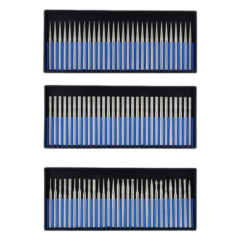 金刚石打磨头3mm 合金打磨头打磨针金刚砂磨针扩孔玉石雕刻电磨头