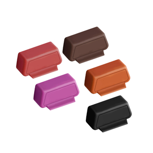 适用于大众探岳探歌途安汽车改装OBD硅胶保护罩防尘套防护盖