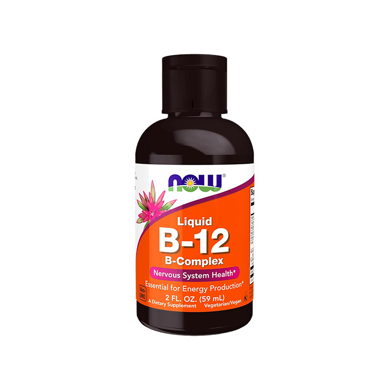 NOW液体B12复合B族59ml美国进口
