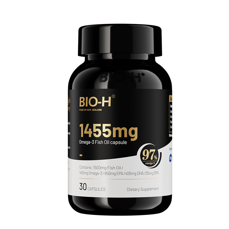BIOH进口深海鱼油97%纯度3瓶装