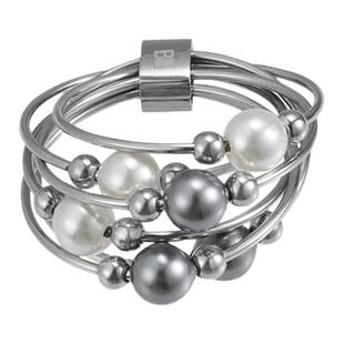 BLACKHEAD/黑头梦核乐园系列多环缠绕珍珠戒指简约春夏