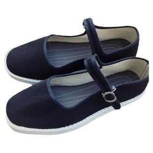 千层底老北京布鞋女款一字扣带方口布鞋黑色布底布鞋月子鞋妈妈鞋