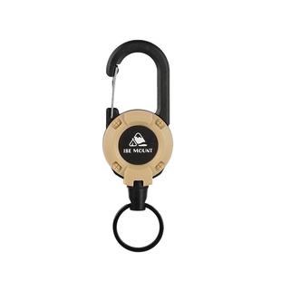 伸缩扣路亚易拉扣小岛屿山钢丝绳钓鱼防丢失手绳户外登山扣钥匙扣