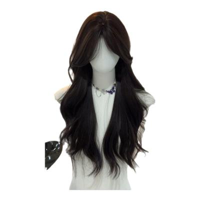 韩式千金高层次氛围感中分假发