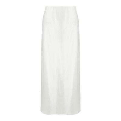 SYT光泽感超好仿醋酸高腰半身裙